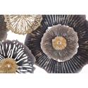 Decorazione da parete in metallo 3D multicolore Browny Offerta
