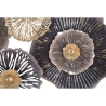 Decorazione da parete in metallo 3D multicolore Browny Offerta