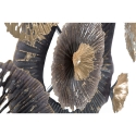 Decorazione da parete in metallo 3D multicolore Browny Saldi