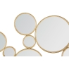 Decorazione da parete con specchi rotondi dorati Mirrors Offerta