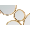 Decorazione da parete con specchi rotondi dorati Mirrors Sconti