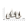 Decorazione da parete in metallo 3D ispirazione marina Veliero Catalogo
