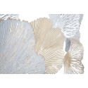 Decorazione da parete in metallo 3D con foglie di Ginko Silvy Offerta