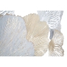 Decorazione da parete in metallo 3D con foglie di Ginko Silvy Offerta