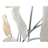 Decorazione da parete in metallo 3D con foglie di Ginko Silvy Sconti