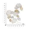 Decorazione da parete in metallo 3D con foglie di Ginko Silvy Catalogo