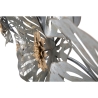 Decorazione da parete in metallo 3D con motivo naturale Lory Sconti