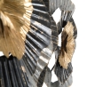 Decorazione da parete 3D in metallo multicolore floreale Otos Offerta