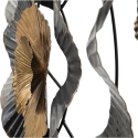 Decorazione da parete 3D in metallo multicolore floreale Otos Sconti