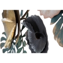 Decorazione da parete 3D in metallo muticolore stile tropicale con foglie Amaz Sconti