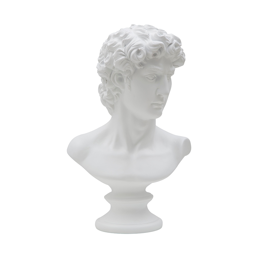 Scultura classica decorativa mezzobusto in poliresina h34cm Man Promozione Scultura classica decorativa mezzobusto in poliresina h34cm Man Promozione