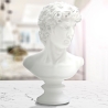 Scultura classica decorativa mezzobusto in poliresina h34cm Man Vendita