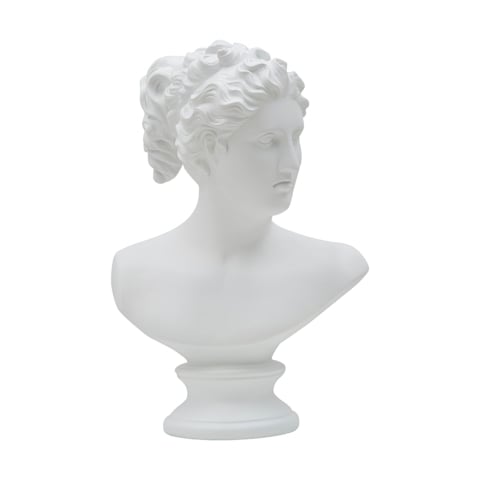 Sculpture classique décorative buste en polyrésine h34cm Woman Promotion