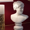 Scultura classica decorativa mezzobusto in poliresina h34cm Woman Vendita