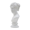 Scultura classica decorativa mezzobusto in poliresina h34cm Woman Saldi