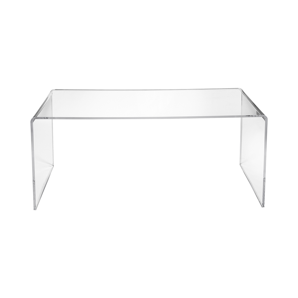 Tavolino moderno in plexiglass trasparente 40x81x36cm da salotto Milvio Promozione Tavolino moderno in plexiglass trasparente 40x81x36cm da salotto Milvio Promozione