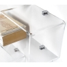 Mensola in plexiglass trasparente dal design moderno VA-ET-VIENT 1 Stock