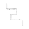 Mensola trasparente in plexiglass dal design moderno VA-ET-VIENT 2 Offerta