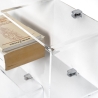 Mensola trasparente in plexiglass dal design moderno VA-ET-VIENT 2 Stock