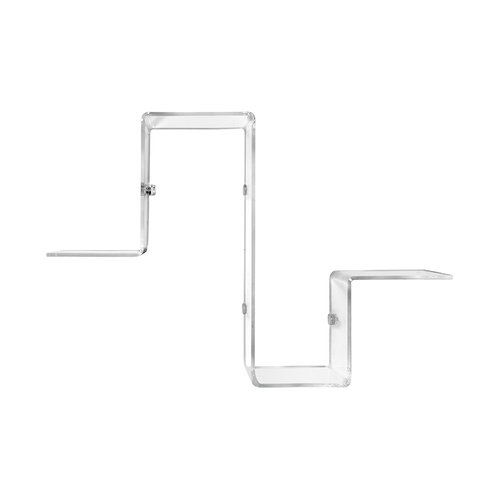 Mensola di design in plexiglass trasparente moderno VA-ET-VIENT 3 Promozione Mensola di design in plexiglass trasparente moderno VA-ET-VIENT 3 Promozione