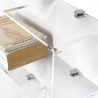 Mensola di design in plexiglass trasparente moderno VA-ET-VIENT 3 Stock