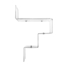 Mensola moderna in plexiglass trasparente di design VA-ET-VIENT 4 Promozione