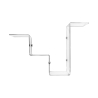 Mensola moderna in plexiglass trasparente di design VA-ET-VIENT 4 Stock