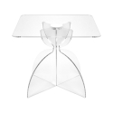 Wohnzimmer aus durchsichtigem Plexiglas quadratisch 50x50cm Tessara Aktion