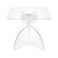 Wohnzimmer aus durchsichtigem Plexiglas quadratisch 50x50cm Tessara Aktion