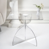 Wohnzimmer aus durchsichtigem Plexiglas quadratisch 50x50cm Tessara Sales