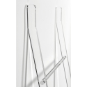 Scaletta porta asciugamani in plexiglass trasparente 40×100cm Penrose Small Offerta