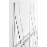 Scaletta porta asciugamani in plexiglass trasparente 40×100cm Penrose Small Offerta
