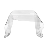 Tavolino basso quadrato da salotto di design in plexiglass Drappeggi Offerta