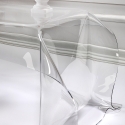Table basse carrée de salon design en plexiglas Drappeggi Réductions
