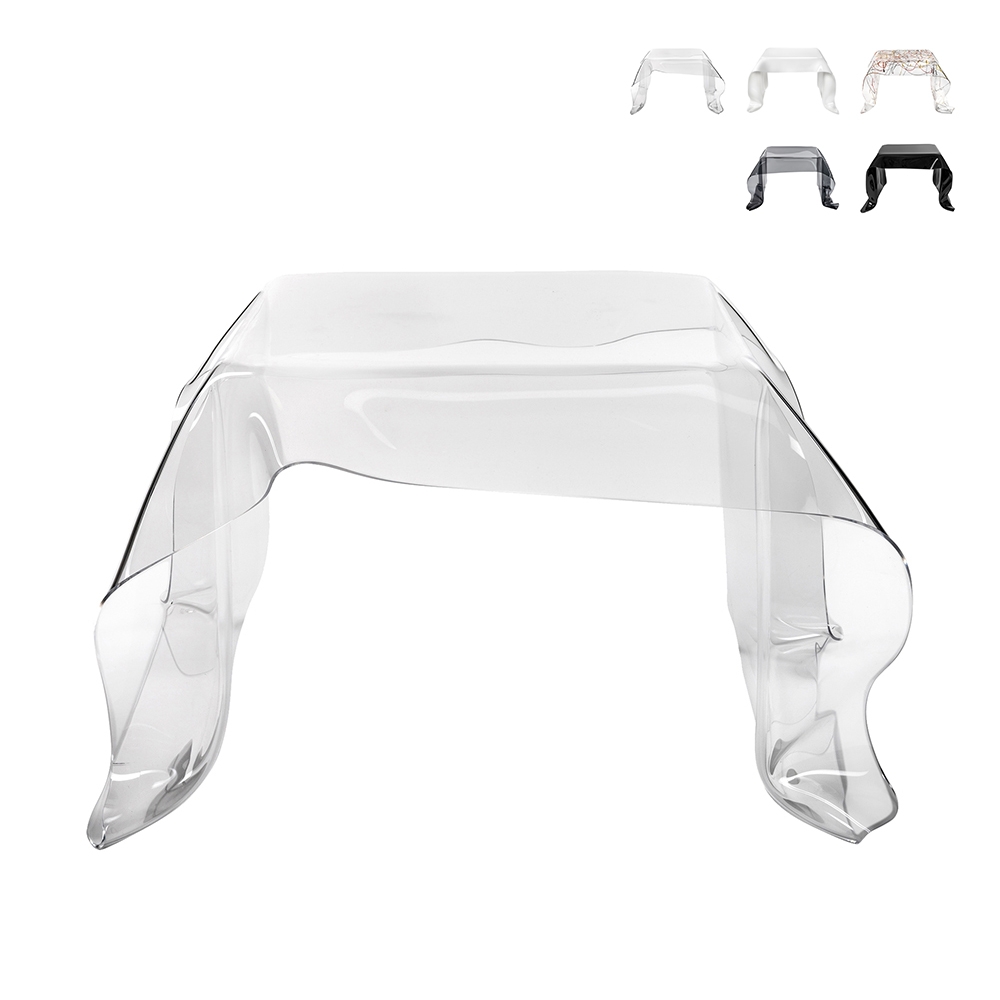 Tavolino basso quadrato da salotto di design in plexiglass Drappeggi Promozione Tavolino basso quadrato da salotto di design in plexiglass Drappeggi Promozione