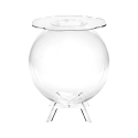 Tavolino da salotto a sfera contenitore in plexiglass trasparente Boollino Offerta