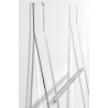 Scaletta porta asciugamani da bagno in plexiglass trasparente Penrose Big Offerta