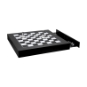 Scacchiera e dama di design moderno in plexiglass trasparente Magnus Promozione