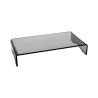 Supporto monitor oc scrivania in plexiglass trasparente 25x49x8cm Oly Saldi