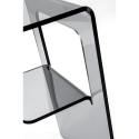 Tavolino da salotto comodino per camera in plexiglass trasparente Enan Sconti