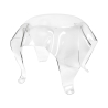 Tavolino basso rotondo 60cm di design in plexiglass trasparente Drappeggi Sconti