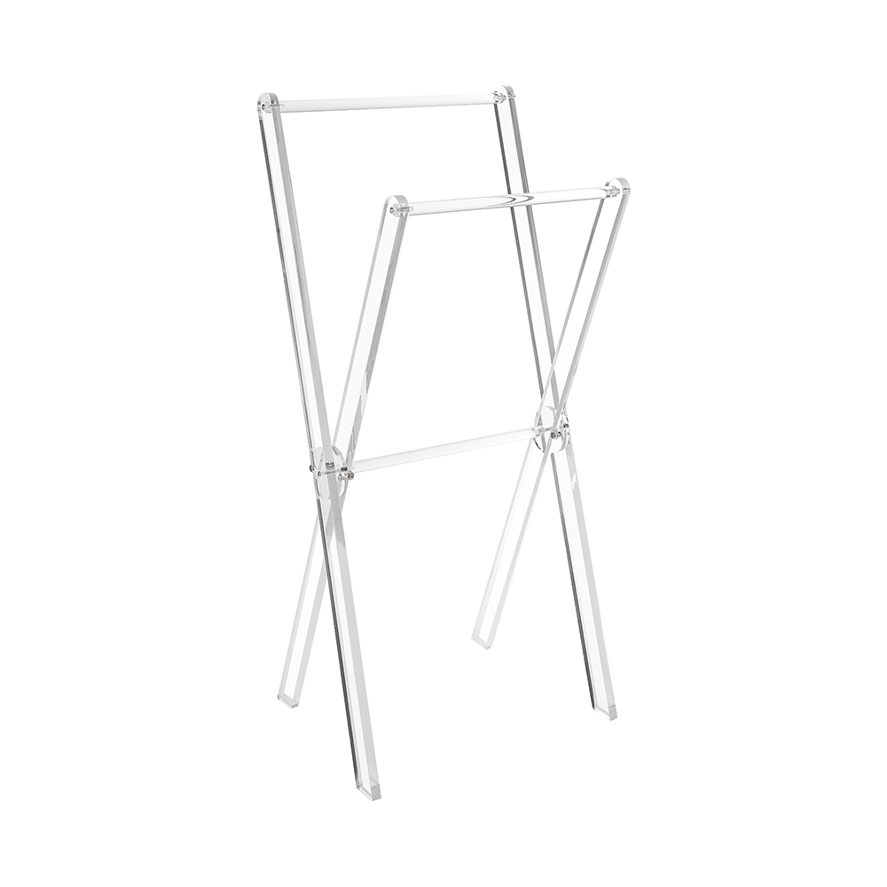 Porte-serviettes de salle de bain en plexiglas transparent Xfile Promotion Porte-serviettes de salle de bain en plexiglas transparent Xfile Promotion