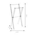 Portasciugamani da bagno in plexiglass trasparente Xfile Offerta