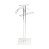 Servomuto appendiabiti in plexiglass trasparente di design Bernardo Promozione