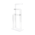 Servomuto porta asciugamani moderno in plexiglass trasparente Shubi Promozione
