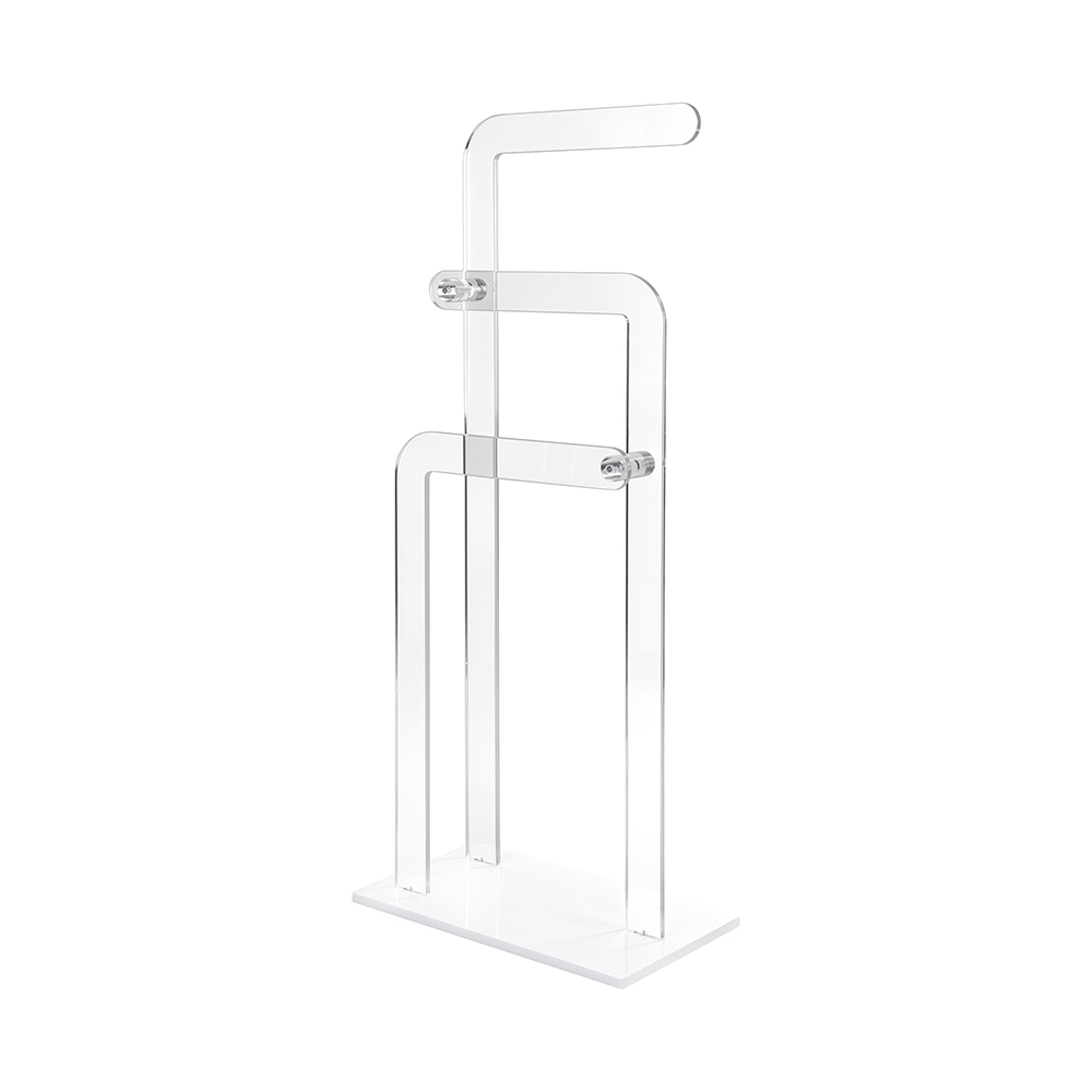 Servomuto porta asciugamani moderno in plexiglass trasparente Shubi Promozione Servomuto porta asciugamani moderno in plexiglass trasparente Shubi Promozione