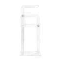 Servomuto porta asciugamani moderno in plexiglass trasparente Shubi Stock