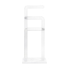 Servomuto porta asciugamani moderno in plexiglass trasparente Shubi Stock