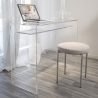 Scrivania da ufficio di design in plexiglass trasparente Moremore 18 Vendita