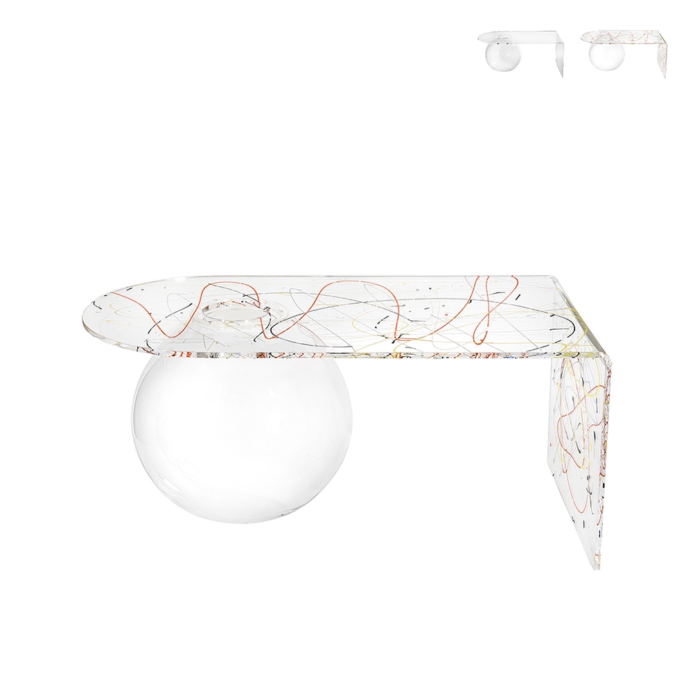 Table basse à pont de salon en plexiglas transparent Boolla Promotion Table basse à pont de salon en plexiglas transparent Boolla Promotion